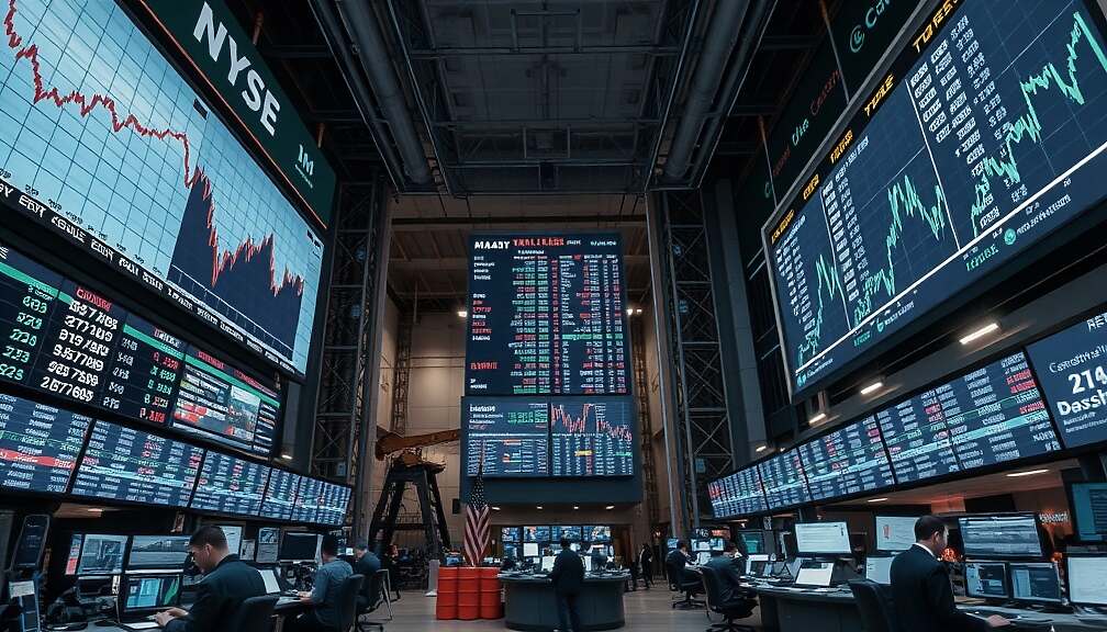 Mixed US Stock Market Opens Amid AI Concerns and Tensions Fall, Oil Prices Drop