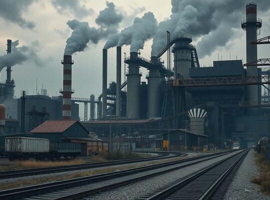 Rail Chaos Slows Steel Production as German Giants Suffer from Transport Disruptions