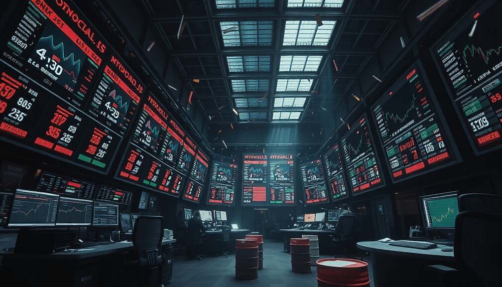 Dax Rises Strongly Despite Geopolitics, As Oil Prices Plummet and Gas Rates Drop