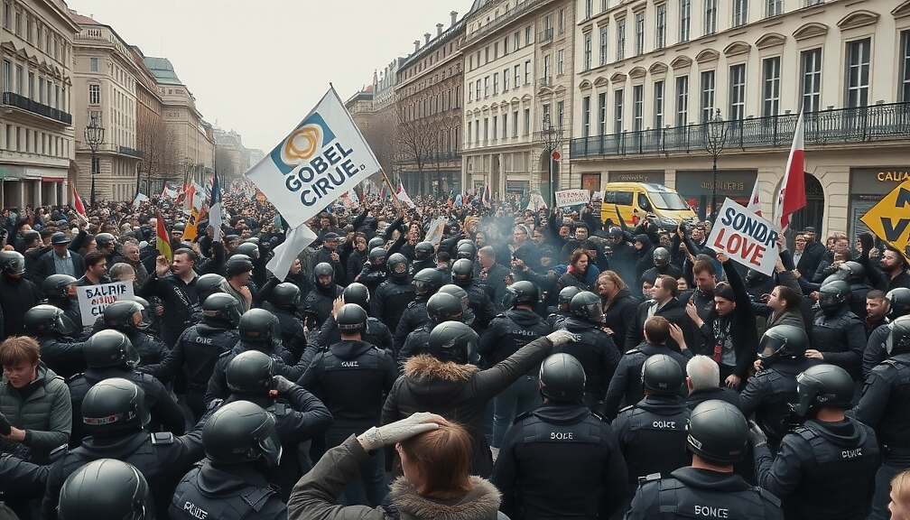 Violent Protests Erupt During G7 Summit Demonstrations in Geneva