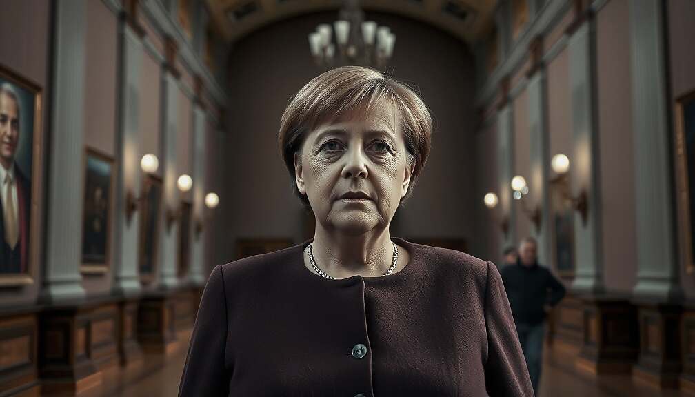 Angela Merkel's Portrait Set for Chancellery Gallery, Marking Entry into Political History