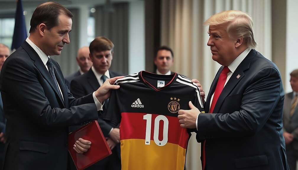 Merz Gifts Germany Jersey to Trump at G7 Summit Amid Ukraine and Middle East Talks