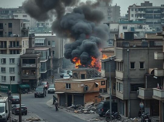 Israel Strikes Hezbollah Command Center in Beirut in Retaliation for Fire