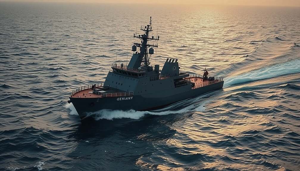 German Commissioner Demands Robust Security for Mine-Hunter "Fulda" Ahead of Strait of Hormuz Deployment