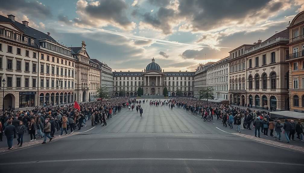 Mass Protests Against AfD Party Congress Conclude as Security Measures Remain in Erfurt