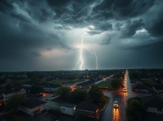 Heavy Thunderstorm Warnings Issued Across Germany, Potential Flooding and Hail Damage Ahead