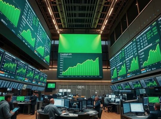 US Markets Rise on Easing Labor Data, Amid Shifting Economic Focus
