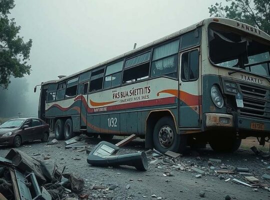 Overcrowded Bus Plunges into Gorge, Killing Dozens in Southwest Pakistan Tragedy