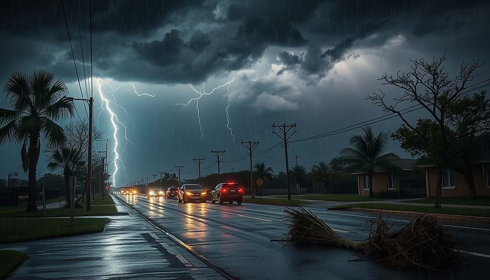 Severe Thunderstorm Warning Issued for Germany's East and South Amid Flooding and Hail Threats