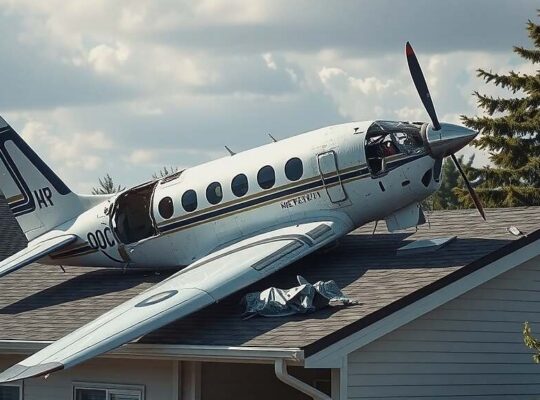 Small Plane Crashes into House in Lower Saxony; Pilot Killed, Second Occupant Missing