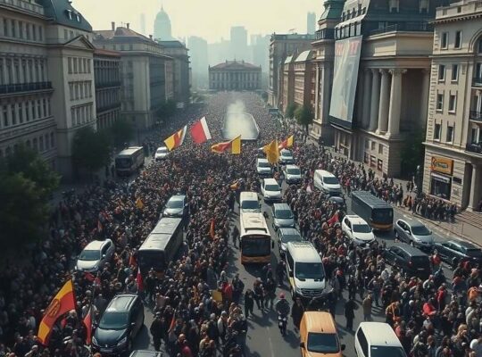 Massive Anti-AfD Protests Disrupt Erfurt Party Congress, Anticipating 50,000 Demonstrators