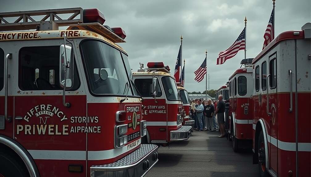 Fire Brigade Condemns AfD's Use of Old Firetrucks for Political Campaigning
