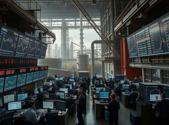 Brent Oil Surges While DAX Posts Slight Gains Amid Inflation and Geopolitical Fears