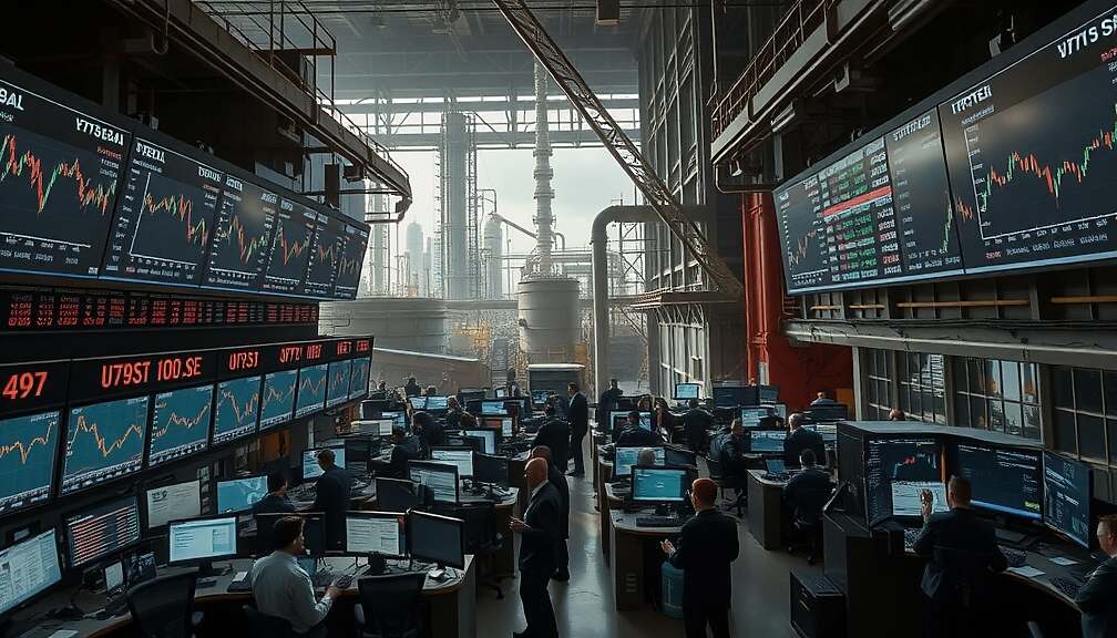 Brent Oil Surges While DAX Posts Slight Gains Amid Inflation and Geopolitical Fears