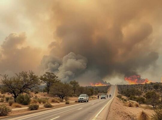 Europe Grapples with Massive Wildfires, Evacuating Hundreds of Thousands in France and Spain