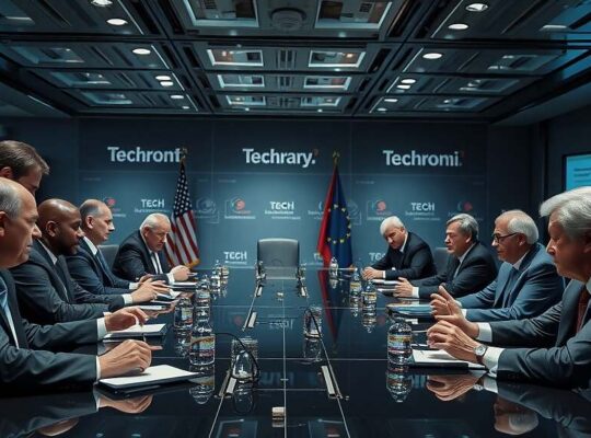 Trump Vows Investigation and Tariffs Against European Union Over Tech Penalties