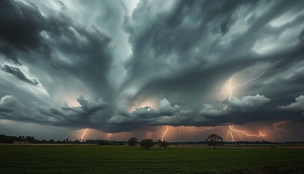 Severe Thunderstorm Warning Expanded: DWD Alerts Southern Germany and Hamburg Region to Flood Risk and High Winds
