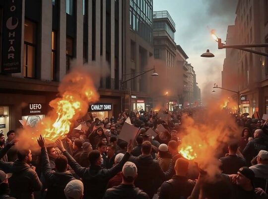Clashes Erupt During Anti-AfD Protests Against Party Congress in Erfurt