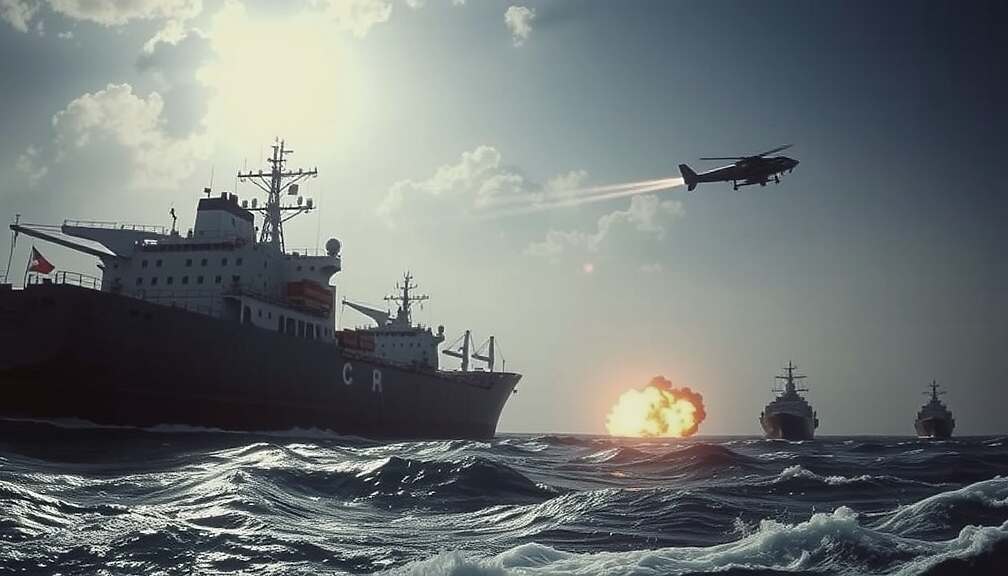 Red Sea Freight Attack: UK Military Confirms Ship Hit by Unknown Armed Raiders Off Yemen Coast