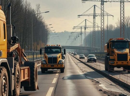 German Road Construction Sector Sees Slight Business Climate Improvement Amid Delivery Headwinds