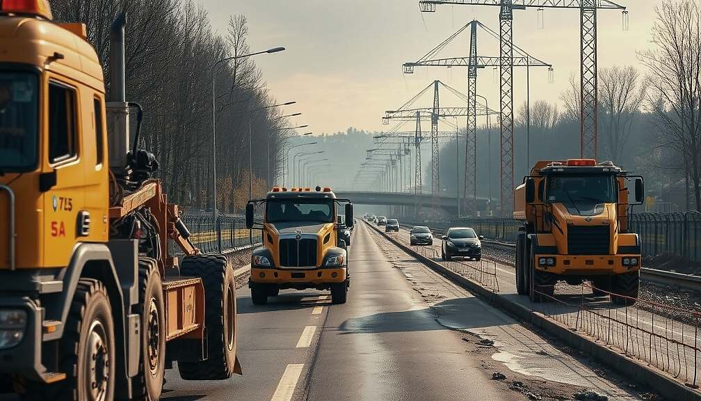 German Road Construction Sector Sees Slight Business Climate Improvement Amid Delivery Headwinds