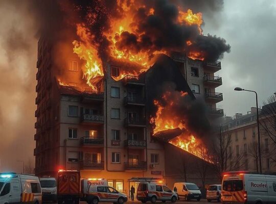 Fatal Fire Sweeps Through Antwerp High-Rise, Claiming Lives and Injuring Many