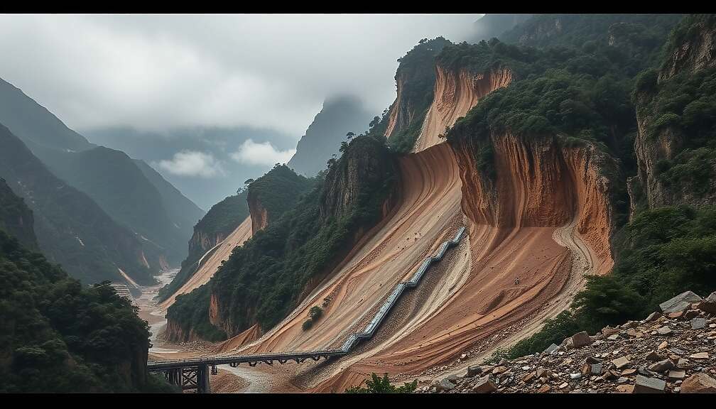 Western China Landslide Claims Eight Lives As Massive Rescue Operation Underway