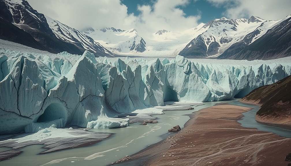 Alarming Glacier Melt: Alpine Icing Buffer Dries Up, Threatening River Flow and Water Security