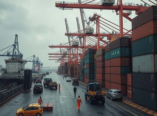 German Port Strikes Loom as Verdi Demands Higher Wages in Contract Dispute