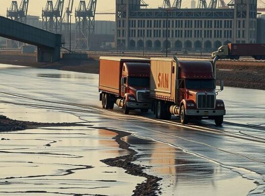 Truck Ban Easing Won't Fix Rhine Shipping Crisis, Economists Say