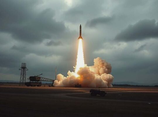 North Korea Launches Missile Threat Towards Japan Amid Heightened US Military Maneuvers