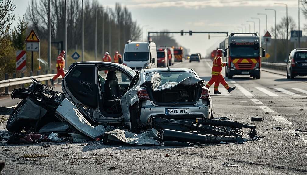 Fatal Accident on B470 Claims Three Lives in Mittelfranken