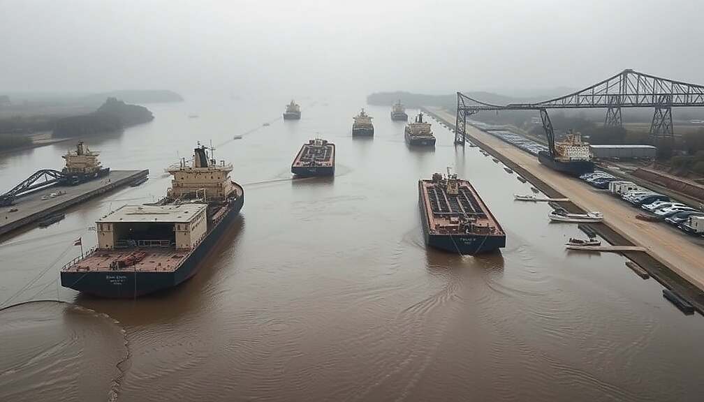 Low Water Threatens German Industry: Rhine Drought Will Spark Production Cuts Across Chemical Sector