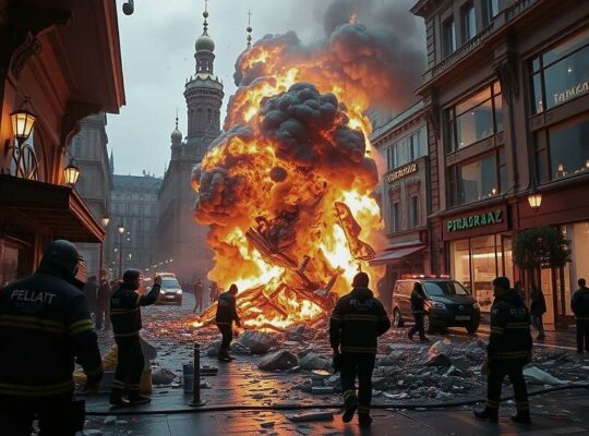 Deadly Bombing at Moscow Restaurant: Three Killed in Fatal Attack Near City Center