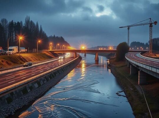 Low Water Impacts Traffic: Autobahn GmbH Adjusts Construction Schedule to Mitigate River Crisis Disruptions