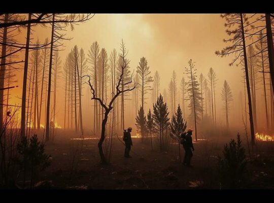 Merz Visits Devastated Hürtgenwald Forest After Record Blaze Efforts