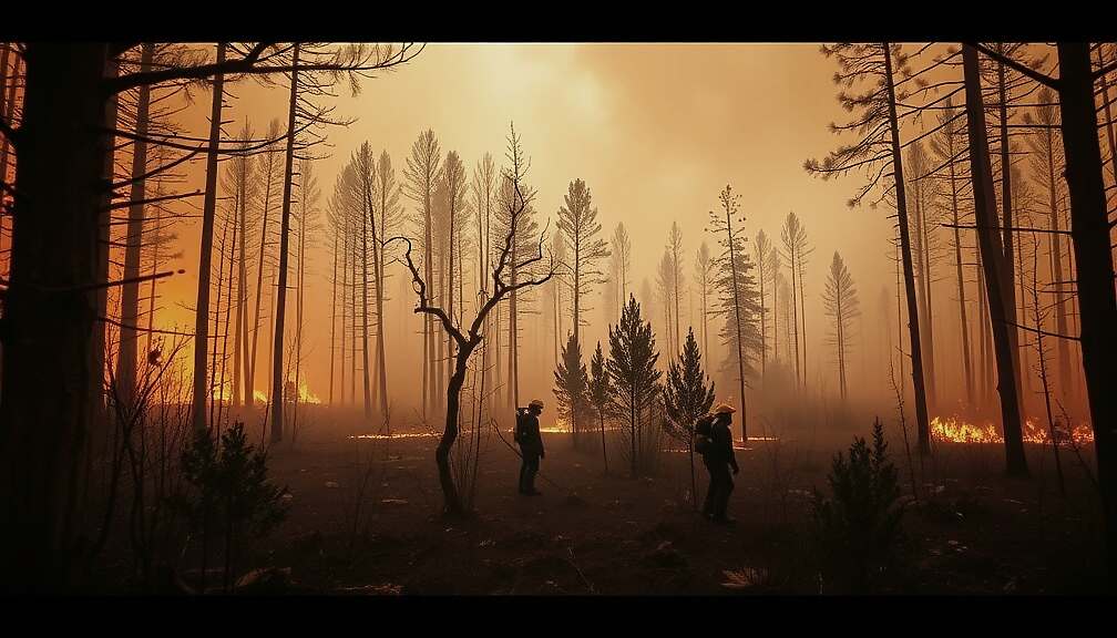 Merz Visits Devastated Hürtgenwald Forest After Record Blaze Efforts