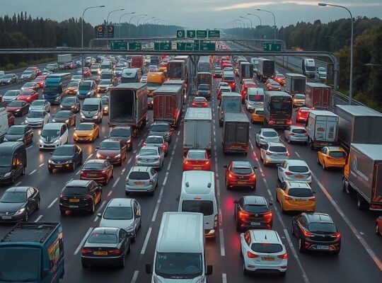 Truck Ban Lift Sparks Autobahn Congestion Concerns Amid Low Water Crisis