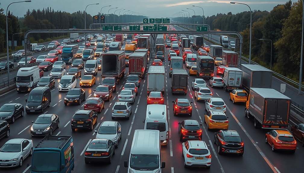 Truck Ban Lift Sparks Autobahn Congestion Concerns Amid Low Water Crisis