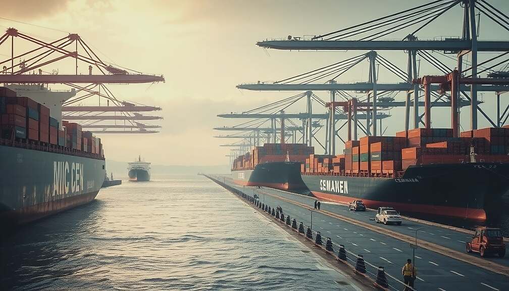 Port Strikes Hit Six German Seaports Amid Wage Disputes with Verdi Union