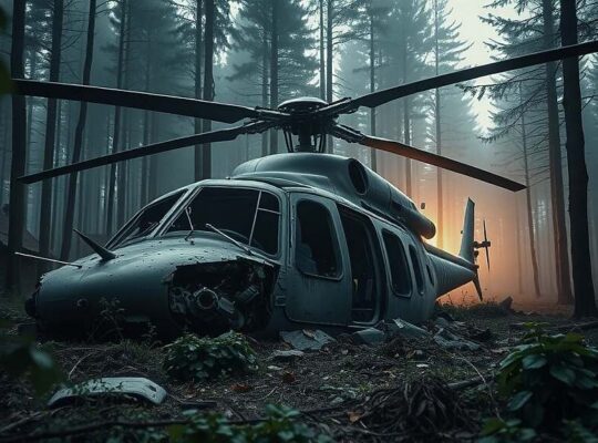 Helicopter Crash in Erzgebirge Claims Pilot's Life