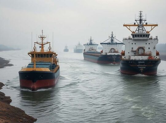 Rhein Low Water Crisis Spurs Fears of Escalating Economic Damage and Supply Chain Disruption