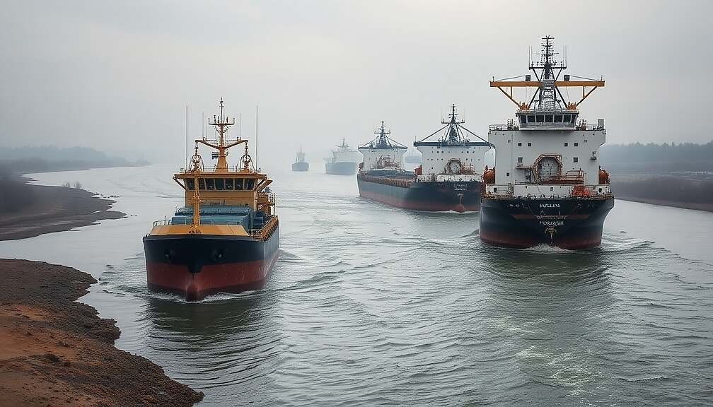 Rhein Low Water Crisis Spurs Fears of Escalating Economic Damage and Supply Chain Disruption