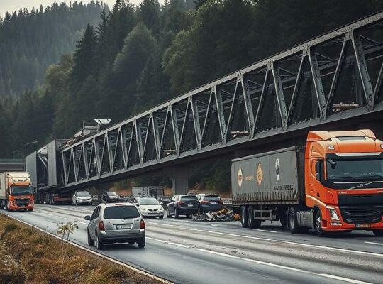 Bridge Girder Collapse on A81 Causes Serious Injuries and Massive Traffic Jams in Germany