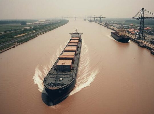 Low Water Levels Threaten to Split the Rhine and Disrupt European Shipping Traffic