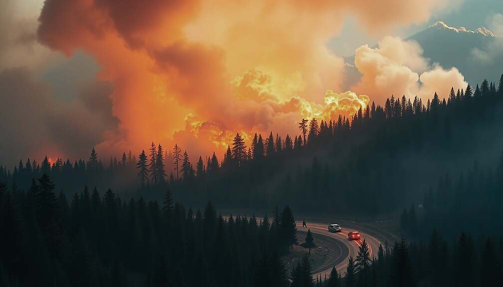 Belgian Wildfire Sparks Evacuations in Eifel Mountains, Residents Urged to Flee Smoke Risk
