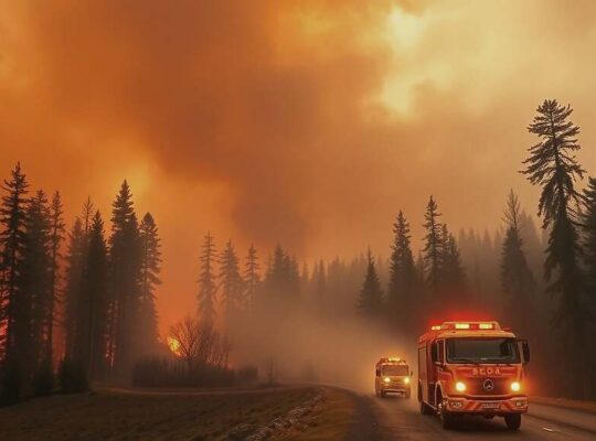 Forest Blaze Escalates in Eifel: Authorities Plan Evacuation for Local Towns