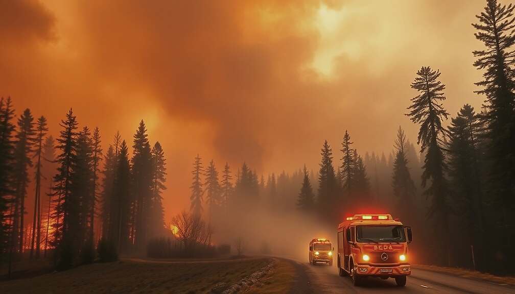 Forest Blaze Escalates in Eifel: Authorities Plan Evacuation for Local Towns