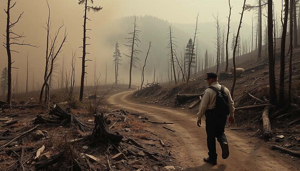 Merz Visits Hürtgenwald Fire Zone: Calls for Local Cooperation Amid Climate Change Concerns