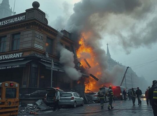 Moskow Explosion: Three Killed in Attack Near Center, Suspect Detained